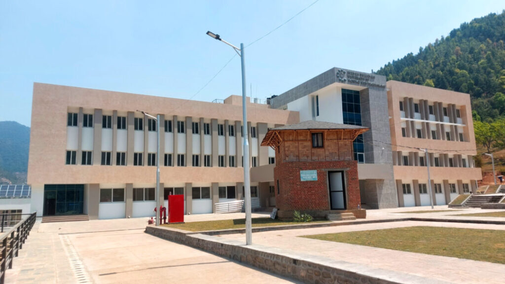 Construction of Graduate Program Building IV at Chitlang